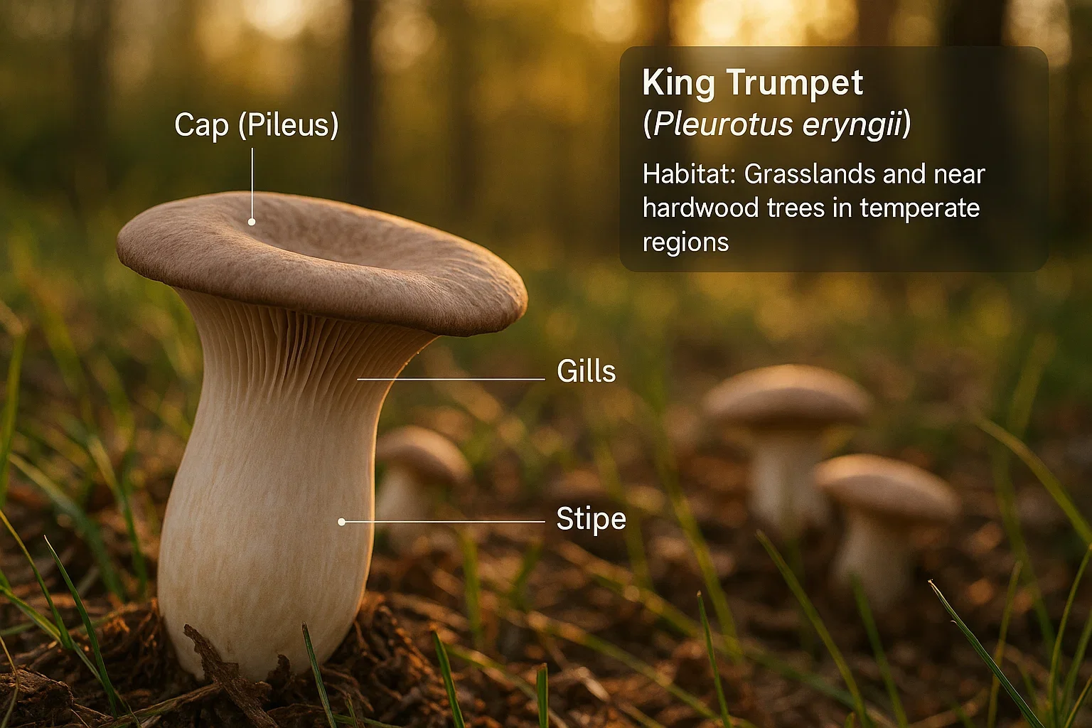 King Trumpet Mushroom