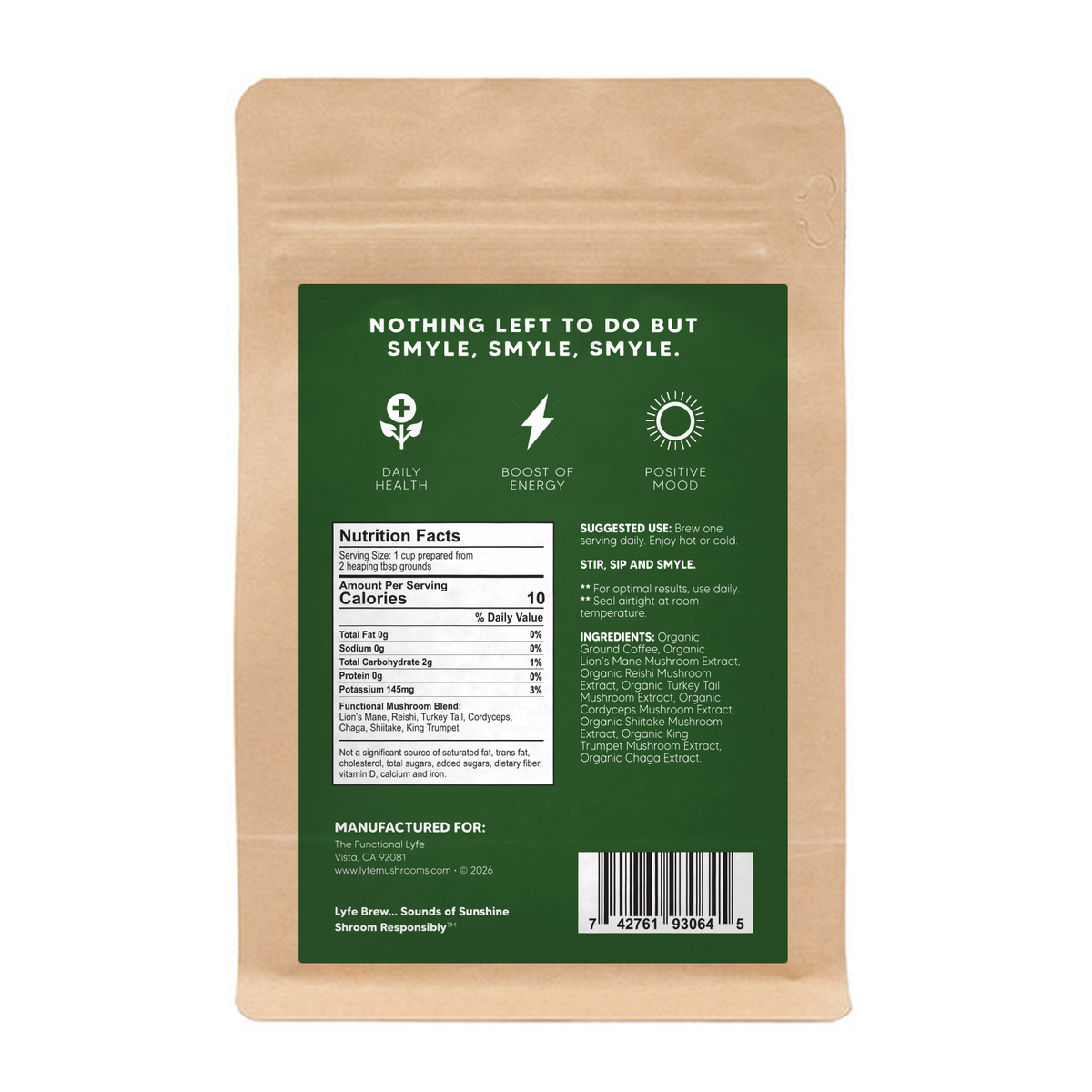 Lyfe Ground Mushroom Coffee